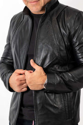 Men's leather jacket Borislav
